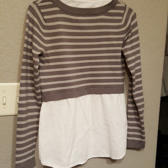 Super cute 2 in 1 striped top - Picture 4 of 4